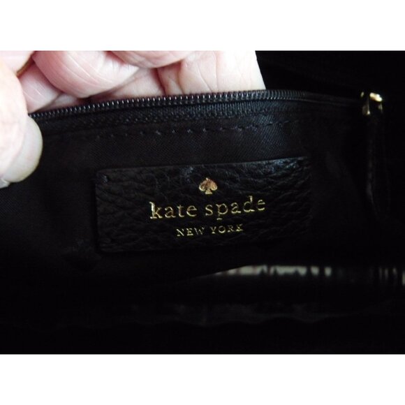 Kate Spade Leila Flap Backpack Black Medium EUC
